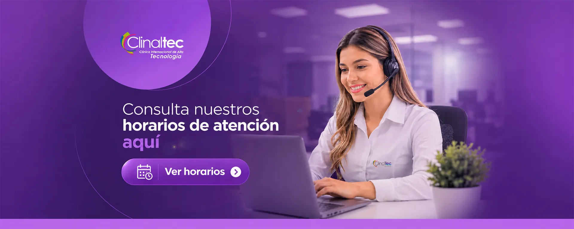 Consulta los horarios de atención al usuario de Clinaltec. Ver horarios.