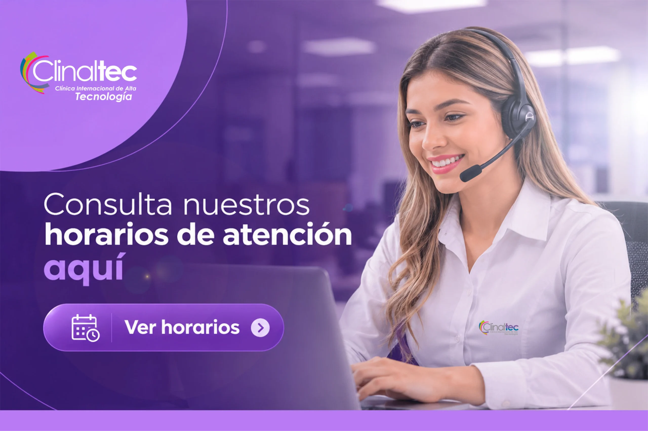 Consulta los horarios de atención al usuario de Clinaltec. Ver horarios.