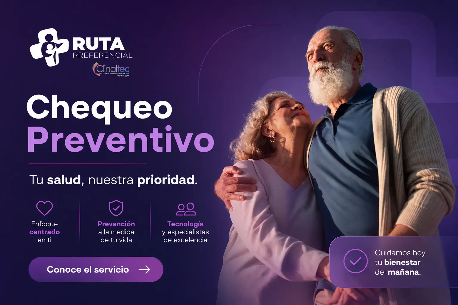 Chequeo Preventivo de la Ruta Preferencial de Clinaltec: tu salud, nuestra prioridad. Conoce el servicio.